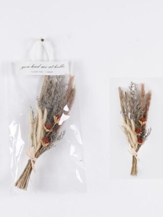 Dried Flowers 16*16*43cm Bouquet in bag bundle GS-56625018 2025Oct 3,000+ sqm showroom with thousands of artificial flowers, plants & trees ready for global sourcing.