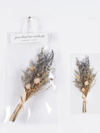 Dried Flowers 8.5*8.5*15cm Dried flower in glass GS-56625050-RST 2025Oct 3,000+ sqm showroom with thousands of artificial flowers, plants & trees ready for global sourcing.