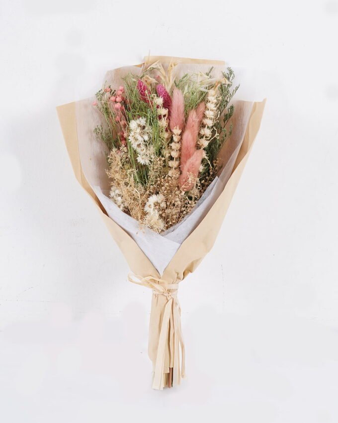 Dried Flowers 20*20*40cm Dried flower bouquet GS-56625069-RST 2025Oct YeahFlower is one of Chinese leading OEM manufacturers and exporters , supplying the silk flowers, wholesale artificial trees