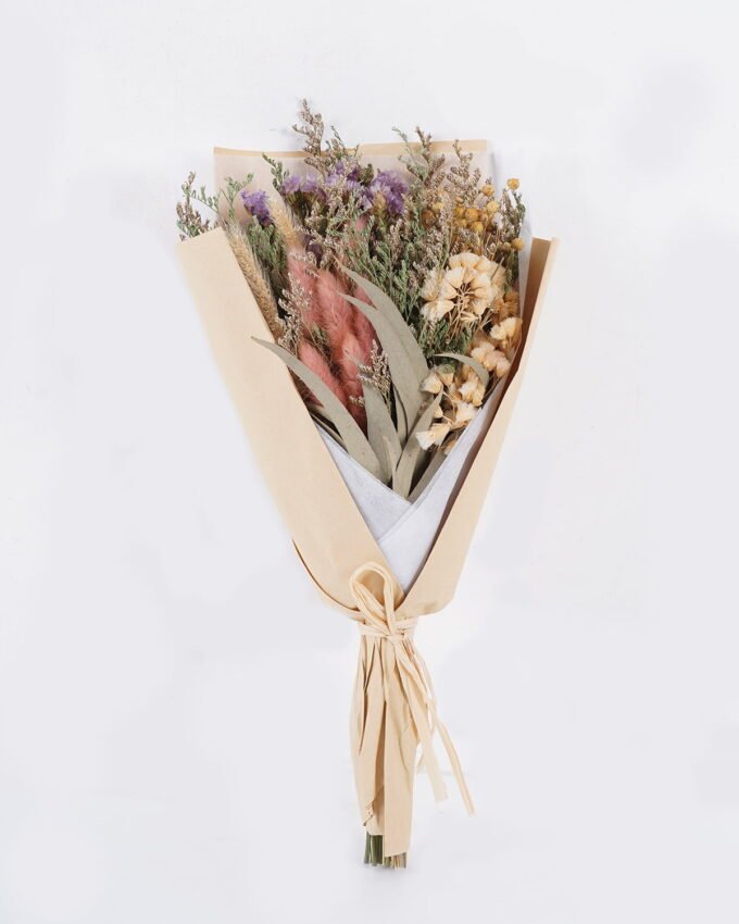Dried Flowers 20*20*40cm Dried flower bouquet GS-56625070-RST 2025Oct YeahFlower is one of Chinese leading OEM manufacturers and exporters , supplying the silk flowers, wholesale artificial trees