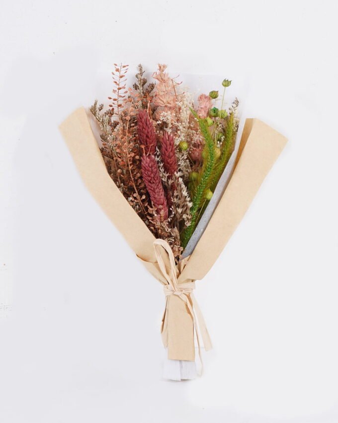 Dried Flowers 15*15*20cm Dried flower bouquet GS-56625074-RST 2025Oct YeahFlower is one of Chinese leading OEM manufacturers and exporters , supplying the silk flowers, wholesale artificial trees