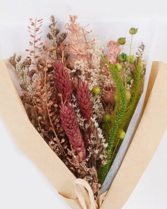 Dried Flowers 15*15*20cm Dried flower bouquet GS-56625074-RST 2025Oct YeahFlower is one of Chinese leading OEM manufacturers and exporters , supplying the silk flowers, wholesale artificial trees