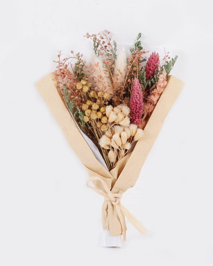Dried Flowers 15*15*20cm Dried flower bouquet GS-56625079-RST 2025Oct YeahFlower is one of Chinese leading OEM manufacturers and exporters , supplying the silk flowers, wholesale artificial trees