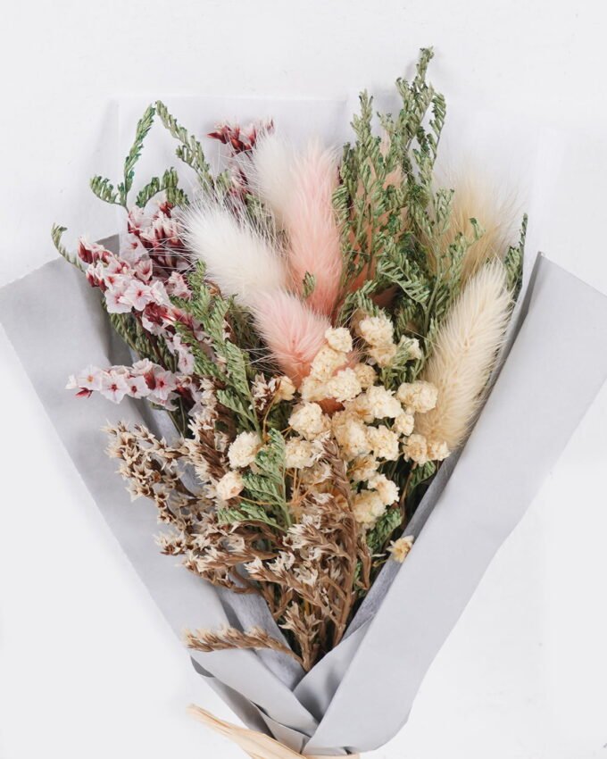 Dried Flowers 15*15*20cm Dried flower bouquet GS-56625081-RST 2025Oct YeahFlower is one of Chinese leading OEM manufacturers and exporters , supplying the silk flowers, wholesale artificial trees