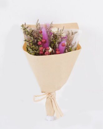 Dried Flowers 10*10*18cm Dried flower bouquet GS-56625082-RST 2025Oct YeahFlower is one of Chinese leading OEM manufacturers and exporters , supplying the silk flowers, wholesale artificial trees