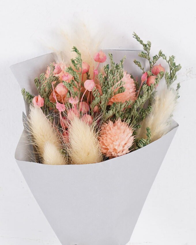 Dried Flowers 10*10*18cm Dried flower bouquet GS-56625084-RST 2025Oct YeahFlower is one of Chinese leading OEM manufacturers and exporters , supplying the silk flowers, wholesale artificial trees