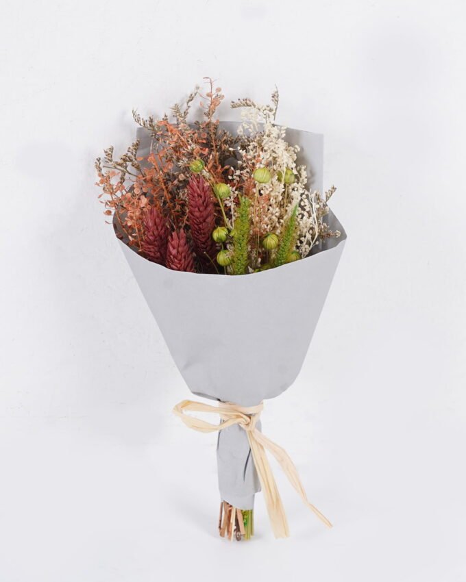 Dried Flowers 10*10*18cm Dried flower bouquet GS-56625085-RST 2025Oct YeahFlower is one of Chinese leading OEM manufacturers and exporters , supplying the silk flowers, wholesale artificial trees