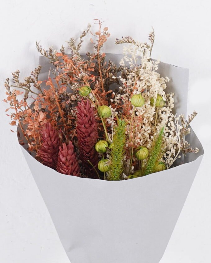 Dried Flowers 10*10*18cm Dried flower bouquet GS-56625085-RST 2025Oct YeahFlower is one of Chinese leading OEM manufacturers and exporters , supplying the silk flowers, wholesale artificial trees