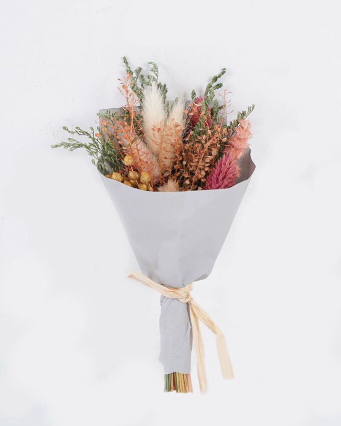 Dried Flowers 10*10*18cm Dried flower bouquet GS-56625087-RST 2025Oct YeahFlower is one of Chinese leading OEM manufacturers and exporters , supplying the silk flowers, wholesale artificial trees
