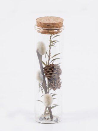 Dried Flowers 3*3*10cm Dried flower in glass GS-56625061-RST 2025Oct 3,000+ sqm showroom with thousands of artificial flowers, plants & trees ready for global sourcing.