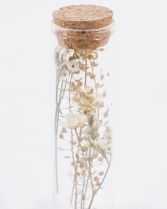 Dried Flowers 3*3*10cm Dried flower in glass GS-56625067-RST 2025Oct YeahFlower is one of Chinese leading OEM manufacturers and exporters , supplying the silk flowers, wholesale artificial trees