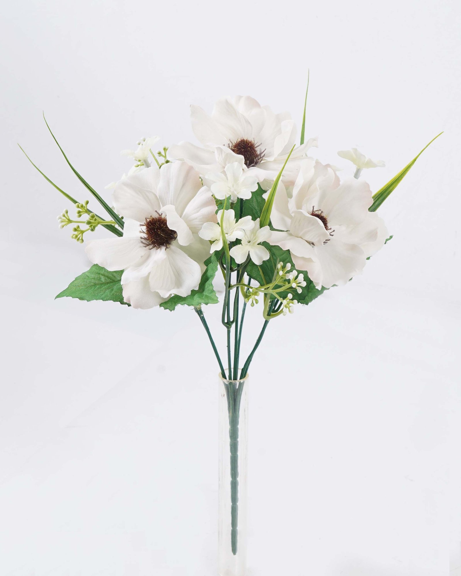 Artificial Flower 16*16*30cm Oriental cherry *7 bush GS-61525015-RST-W1 2025Oct YeahFlower is one of Chinese leading OEM manufacturers and exporters , supplying the silk flowers, wholesale artificial trees