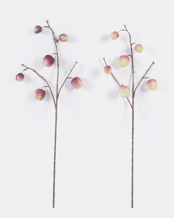Artificial Branch fruit 15*15*75cm  Apple  *6  single stem GS-77625020 2026Feb YeahFlower is one of Chinese leading OEM manufacturers and exporters , supplying the silk flowers, wholesale artificial trees
