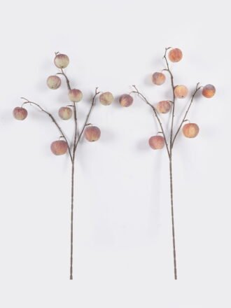 Artificial Branch fruit 15*15*75cm  Apple  *6  single stem GS-77625020 2026Feb 3,000+ sqm showroom with thousands of artificial flowers, plants & trees ready for global sourcing.
