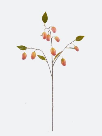 Artificial Branch fruit 18*18*82cm  Prunus persica  *7  single stem GS-77625013 2026Feb 3,000+ sqm showroom with thousands of artificial flowers, plants & trees ready for global sourcing.