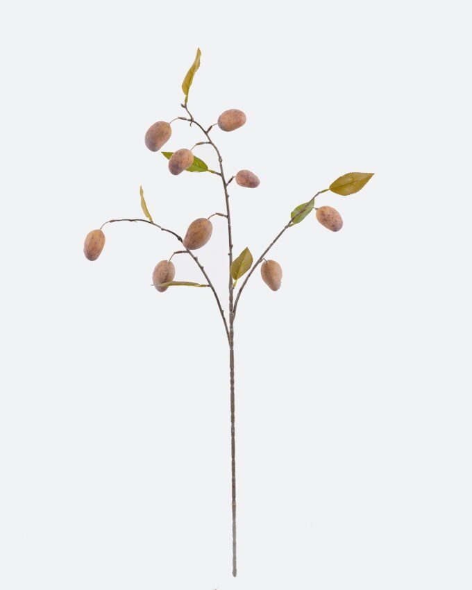 Artificial Branch fruit 20*20*85cm  Mango  *9  single stem GS-77625012 2026Feb YeahFlower is one of Chinese leading OEM manufacturers and exporters , supplying the silk flowers, wholesale artificial trees