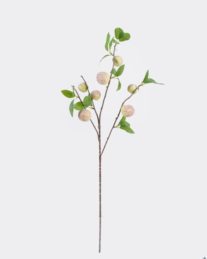 Artificial Branch fruit Prunus persica 7 single stem GS-77625013_5 Artificial Branch fruit 18*18*82cm Prunus persica *7 single stem GS-77625013 2026Feb YeahFlower is one of Chinese leading OEM manufacturers and exporters , supplying the silk flowers, wholesale artificial trees