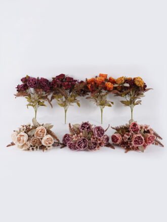 Artificial Flower 35*35**49cm Rose *10 bush GS-64425013-Z2 2025Dec 3,000+ sqm showroom with thousands of artificial flowers, plants & trees ready for global sourcing.
