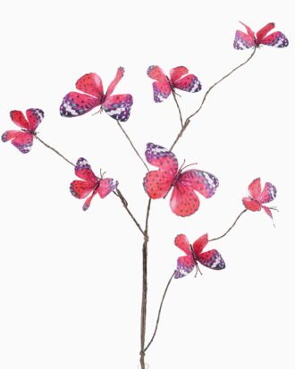 Artificial Flower 30*30*70cm Buttterfly *8 single stem GS-80825001-R1 2026Feb YeahFlower is one of Chinese leading OEM manufacturers and exporters , supplying the silk flowers, wholesale artificial trees
