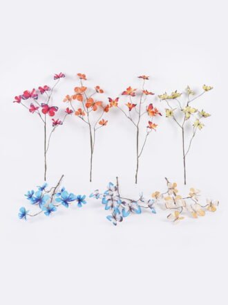 Artificial Plant 20*20*110cm Cherry blossom leaves single stem GS-80725015 2026Feb 3,000+ sqm showroom with thousands of artificial flowers, plants & trees ready for global sourcing.