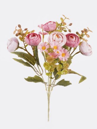 Artificial Flower 19*19*30cm Rose single stem GS-68225003 2026Jan 3,000+ sqm showroom with thousands of artificial flowers, plants & trees ready for global sourcing.