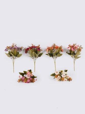 Artificial Flower 16*16*30cm Camellia *5 single stem GS-68225002-P2 2026Jan 3,000+ sqm showroom with thousands of artificial flowers, plants & trees ready for global sourcing.