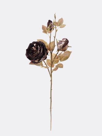 Artificial Flower 17*17*63cm China rose *3 single stem GS-58825018-P1 2025Dec 3,000+ sqm showroom with thousands of artificial flowers, plants & trees ready for global sourcing.