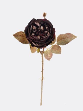 Artificial Flower 17*17*45cm China rose  single stem GS-58825017-O1 2025Dec 3,000+ sqm showroom with thousands of artificial flowers, plants & trees ready for global sourcing.
