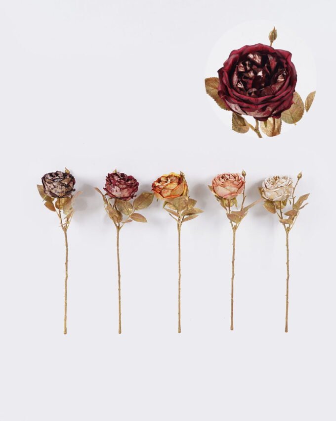 Artificial Flower 17*17*45cm China rose  single stem GS-58825017 2025Dec YeahFlower is one of Chinese leading OEM manufacturers and exporters , supplying the silk flowers, wholesale artificial trees