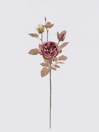 Artificial Flower 19*19*63cm Chinese Rose *3 single stem GS-58825036-W1 2025Dec 3,000+ sqm showroom with thousands of artificial flowers, plants & trees ready for global sourcing.