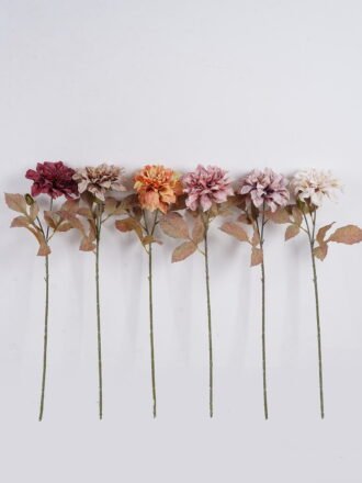 Artificial Flower 20*20*68cm Dahlia *2 single stem GS-58825032-O1 2025Dec 3,000+ sqm showroom with thousands of artificial flowers, plants & trees ready for global sourcing.