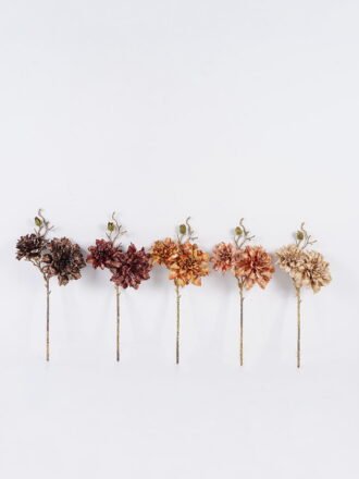 Artificial Flower 18*18*68cm Dahlia *2 single stem GS-58825014-R2 2025Dec 3,000+ sqm showroom with thousands of artificial flowers, plants & trees ready for global sourcing.