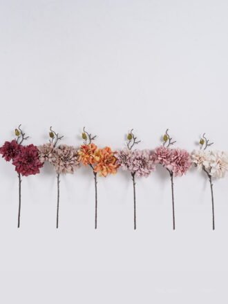 Artificial Flower 20*20*68cm Dahlia *2 single stem GS-58825032-W1 2025Dec 3,000+ sqm showroom with thousands of artificial flowers, plants & trees ready for global sourcing.