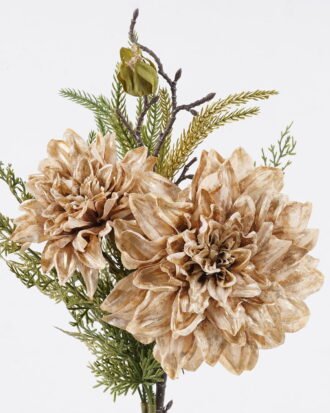 Artificial Flower 22*22*50cm Dahlia *4 bundle GS-58825016-W1 2025Dec YeahFlower is one of Chinese leading OEM manufacturers and exporters , supplying the silk flowers, wholesale artificial trees