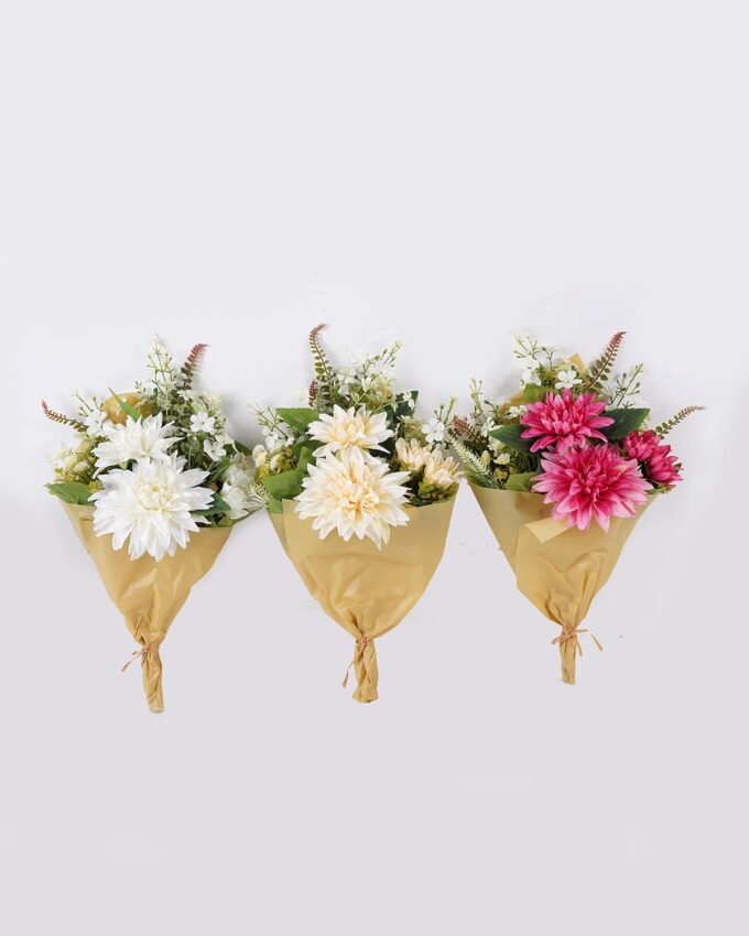 Artificial Flower 28*28*50cm Dahlia *8 bundle GS-38025004 2025Nov YeahFlower is one of Chinese leading OEM manufacturers and exporters , supplying the silk flowers, wholesale artificial trees
