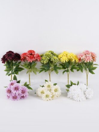 Artificial Plant 18*13*44cm Leaf *5 bundle GS-56025020 2025Nov 3,000+ sqm showroom with thousands of artificial flowers, plants & trees ready for global sourcing.