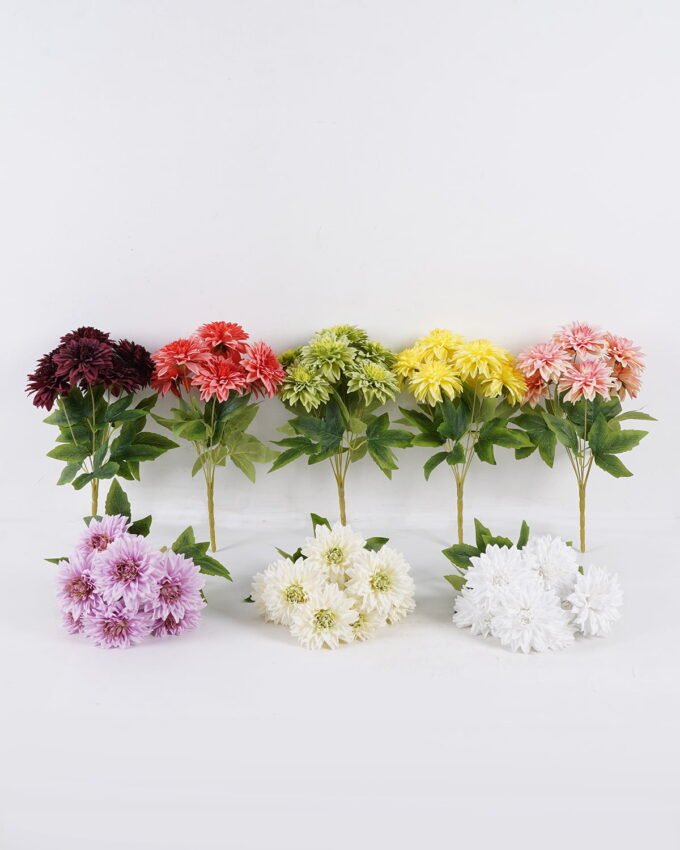 Artificial Flower 21*21*41cm Dahlia pinnata *7 bush GS-41625001 2025Nov YeahFlower is one of Chinese leading OEM manufacturers and exporters , supplying the silk flowers, wholesale artificial trees