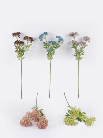Artificial Flower 25*25*77cm Flower *5 single stem GS-81325005-R1 2026Feb 3,000+ sqm showroom with thousands of artificial flowers, plants & trees ready for global sourcing.