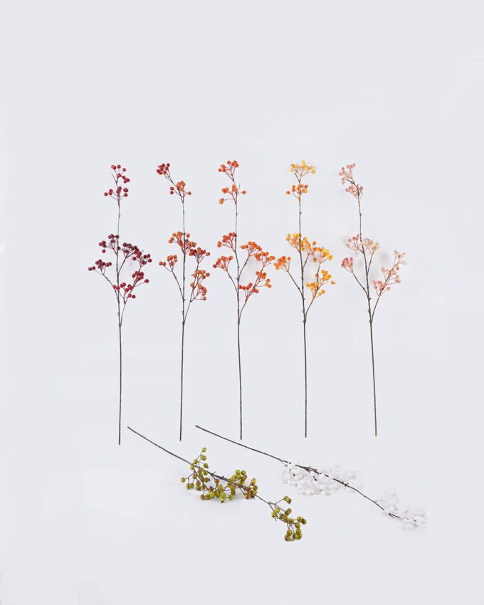 Artificial Flower 15*15*90cm Fruit single stem GS-63625018 2025Dec YeahFlower is one of Chinese leading OEM manufacturers and exporters , supplying the silk flowers, wholesale artificial trees