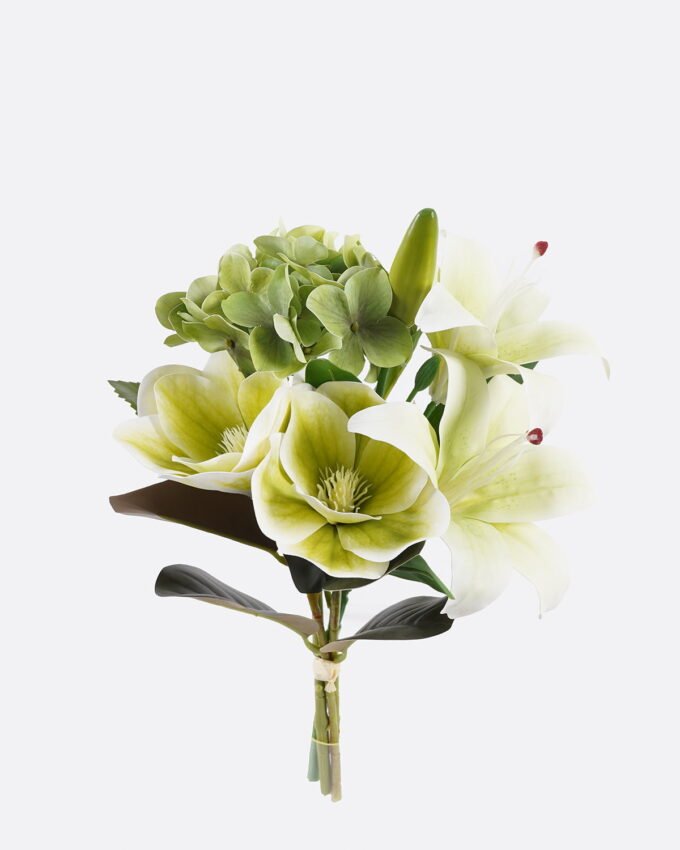 Artificial Flower 20*20*37cm Hydrangea Lily Magnolia *4 bundle GS-64925030-G1 2026Jan YeahFlower is one of Chinese leading OEM manufacturers and exporters , supplying the silk flowers, wholesale artificial trees
