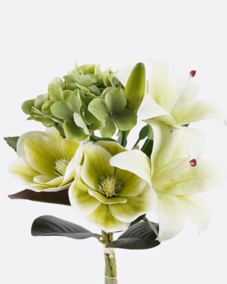 Artificial Flower 20*20*37cm Hydrangea Lily Magnolia *4 bundle GS-64925030-G1 2026Jan YeahFlower is one of Chinese leading OEM manufacturers and exporters , supplying the silk flowers, wholesale artificial trees