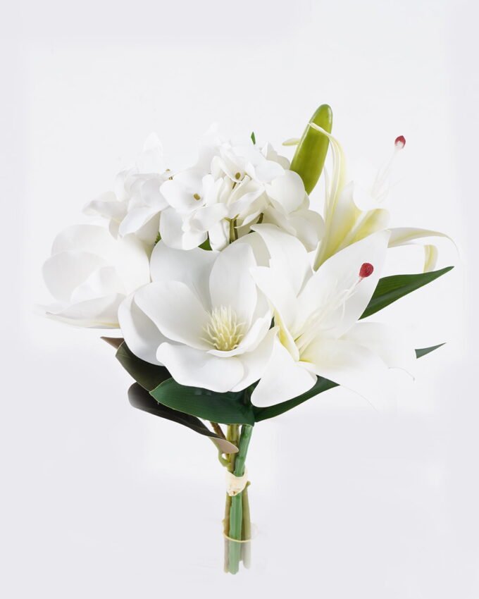 Artificial Flower Hydrangea Lily Magnolia 4 bundle GS-64925030-W1_4 Artificial Flower 20*20*37cm Hydrangea Lily Magnolia *4 bundle GS-64925030-W1 2026Jan YeahFlower is one of Chinese leading OEM manufacturers and exporters , supplying the silk flowers, wholesale artificial trees