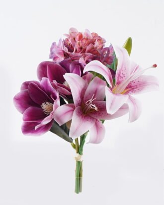 Artificial Flower 20*20*37cm Hydrangea Lily Magnolia *4 bundle GS-64925030-Z1 2026Jan YeahFlower is one of Chinese leading OEM manufacturers and exporters , supplying the silk flowers, wholesale artificial trees