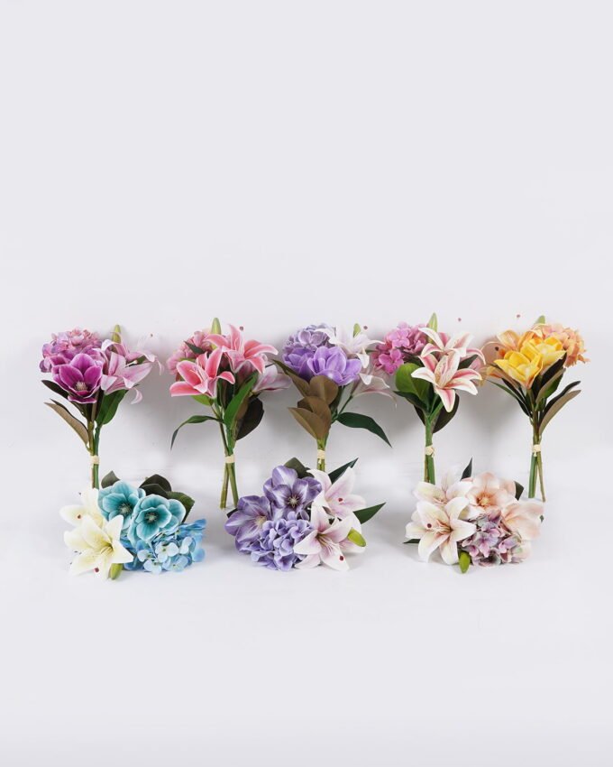 Artificial Flower 20*20*37cm Hydrangea Lily Magnolia *4 bundle GS-64925030 2026Jan YeahFlower is one of Chinese leading OEM manufacturers and exporters , supplying the silk flowers, wholesale artificial trees