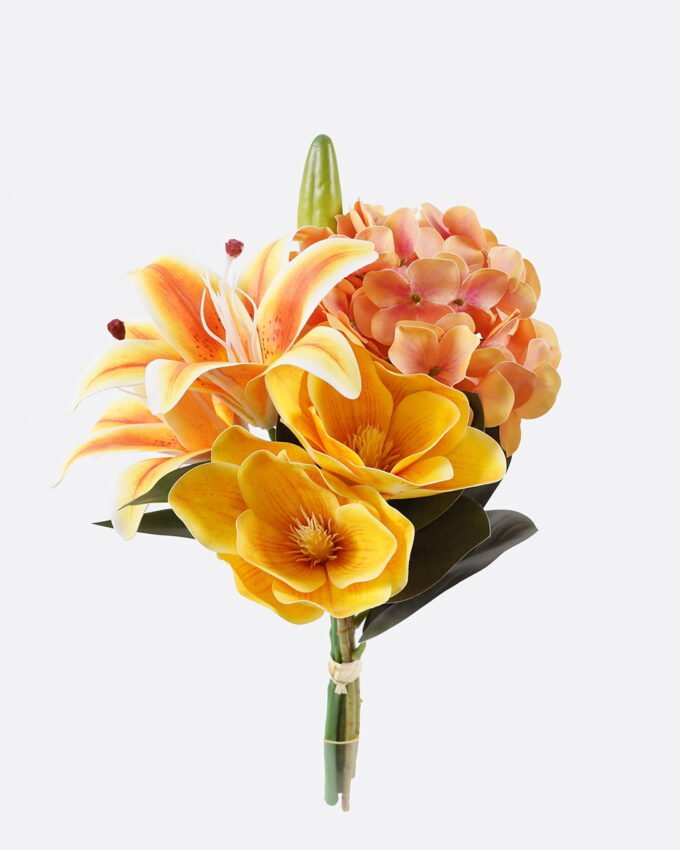 Artificial Flower 20*20*37cm Hydrangea Lily Magnolia *4 bundle GS-64925030 2026Jan YeahFlower is one of Chinese leading OEM manufacturers and exporters , supplying the silk flowers, wholesale artificial trees