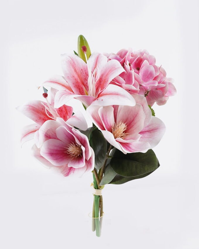 Artificial Flower 20*20*37cm Hydrangea Lily Magnolia *4 bundle GS-64925030 2026Jan YeahFlower is one of Chinese leading OEM manufacturers and exporters , supplying the silk flowers, wholesale artificial trees