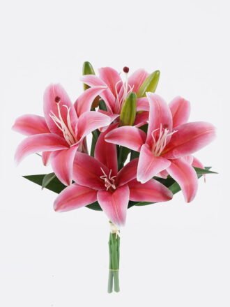 Artificial Flower 27*27*37cm Lily *3 bundle GS-64925029-W1 2026Jan 3,000+ sqm showroom with thousands of artificial flowers, plants & trees ready for global sourcing.