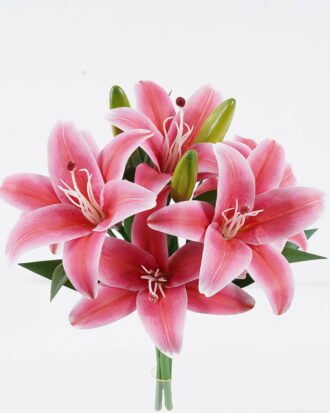 Artificial Flower 27*27*37cm Lily *3 bundle GS-64925029-P2 2026Jan YeahFlower is one of Chinese leading OEM manufacturers and exporters , supplying the silk flowers, wholesale artificial trees
