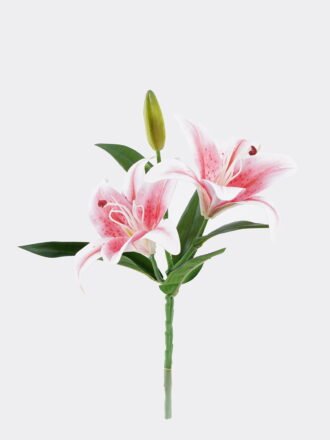 Artificial Flower 18*18*37cm Lily single stem GS-64925026-W2 2026Jan 3,000+ sqm showroom with thousands of artificial flowers, plants & trees ready for global sourcing.