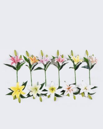 Artificial Flower 15*15*37cm Lily single stem GS-64925027 2026Jan YeahFlower is one of Chinese leading OEM manufacturers and exporters , supplying the silk flowers, wholesale artificial trees